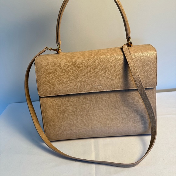 Ysl tote in beige grained leather. *lv twilly scarf not included - Picture 4 of 15